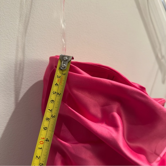 Hot Pink Strapless Bow-knotted Mini Dress Size XS - Picture 13 of 14